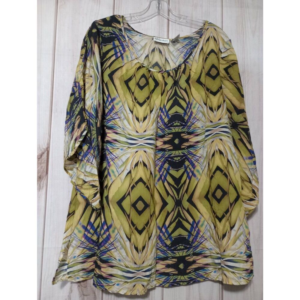 Millennium Shirt Ladies 2x Green Light Weight
